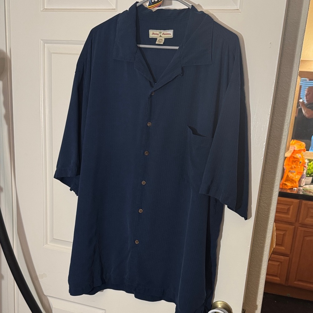 Tommy Bahama Men's Deep Blue Casual Shirt
